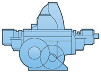 Two-Stage Industrial Pump